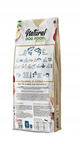 NATURAL DOG FOOD - Łosoś & Tuńczyk bez zbóż [12 kg]