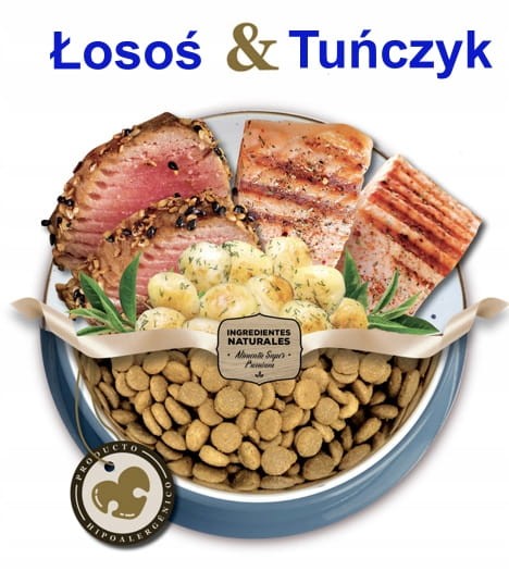 NATURAL DOG FOOD - Łosoś & Tuńczyk bez zbóż [12 kg]