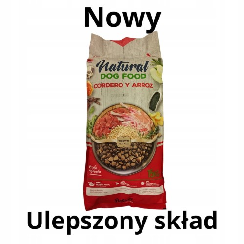 NATURAL DOG FOOD - Jagnięcina & Cielęcina [15 kg]