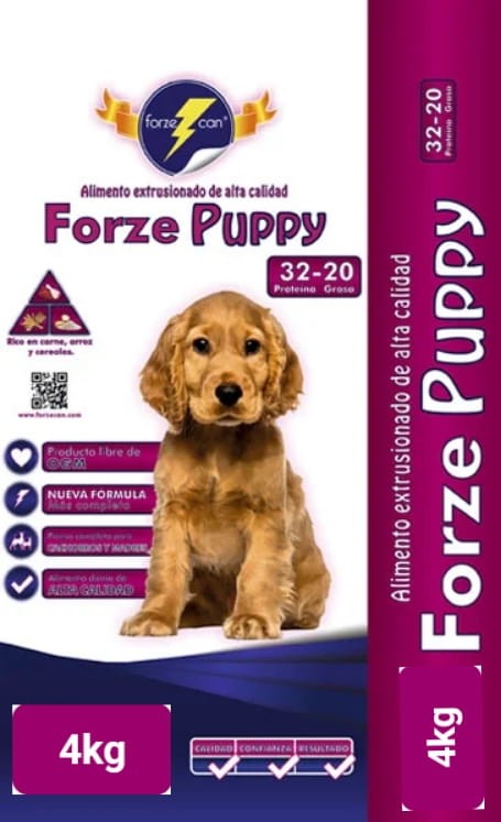 Forze Puppy 51% mięsa. Bez GMO. 4kg